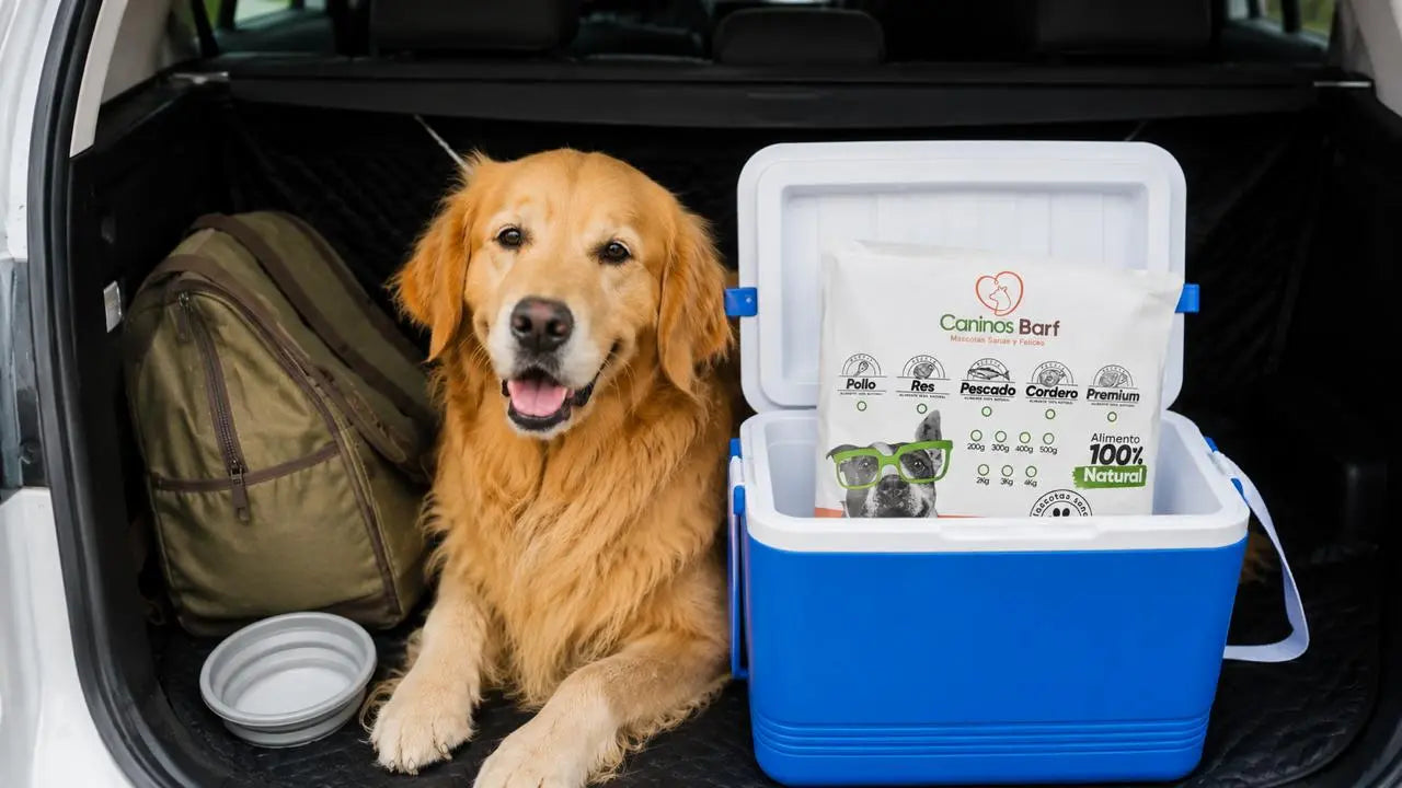 Vacaciones con tu peludo: Cómo mantener la alimentación natural durante el viaje